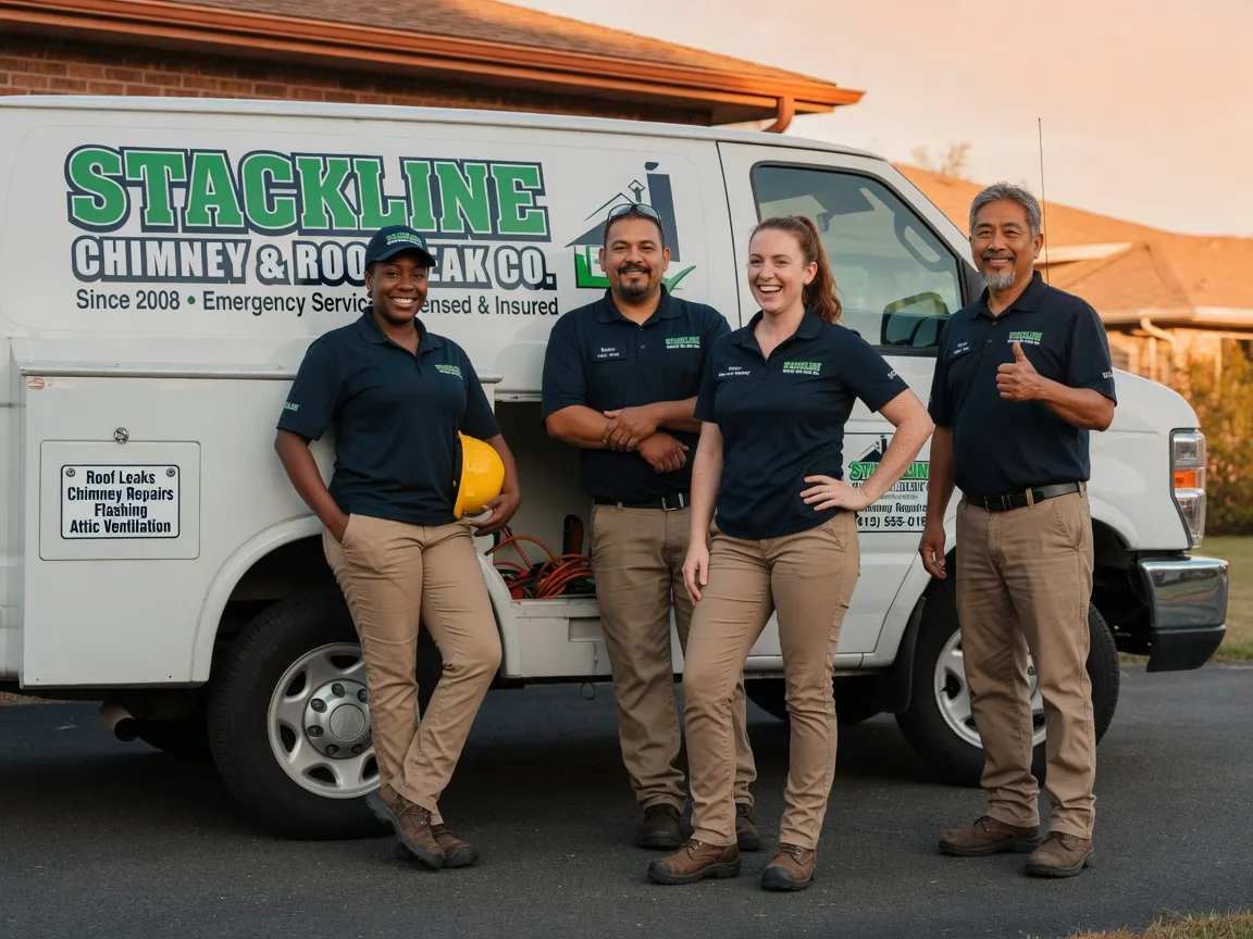 Chimney flashing repair company in Frederic, WI